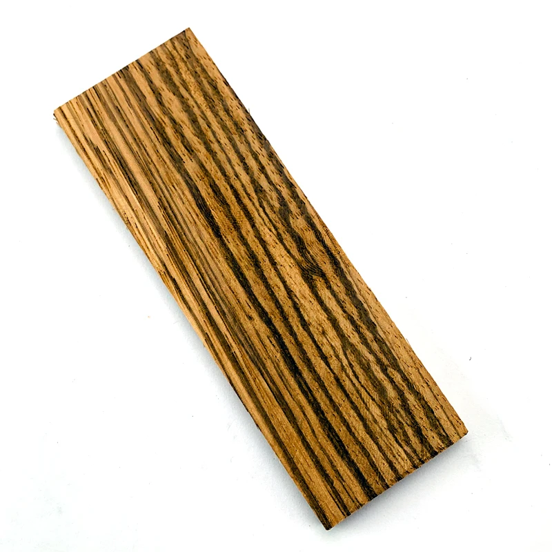 African zebra wood Knife handle material Woodwork DIY wood block 120*40*10mm