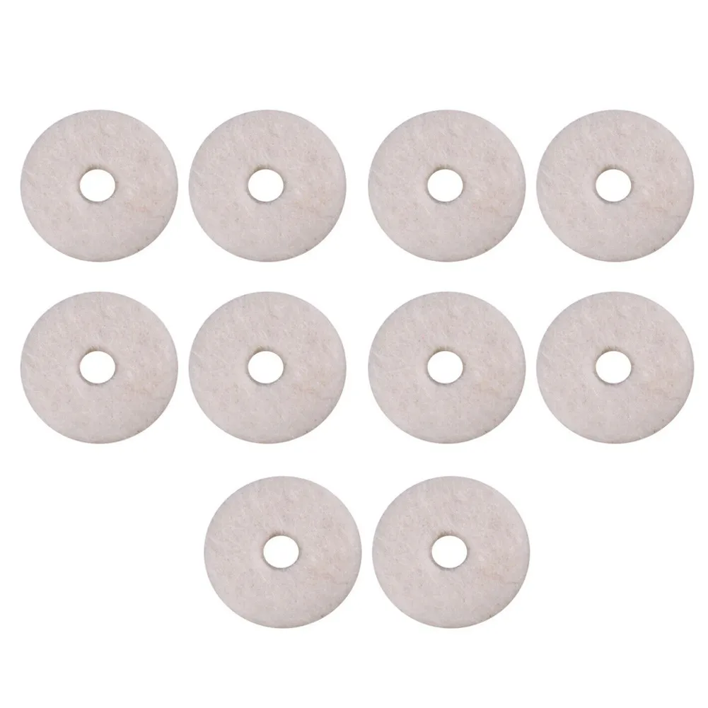 Keep Your For Guitar Scratch Free with Felt Washers for Strap Buttons Set of 10 Black and White Long lasting Durability