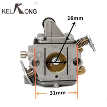 Kelkong Карбюратор carb для зама 180 C1Q-S57B Fit stihl бензопила зама 017 018 MS170 MS180 Запчасти бензопилы#11301200603