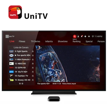 

UniTV Brazil Portuguese Channels Brazil TV BOX UniTV Subscription for Android tv box and smart phone