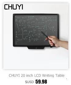 CHUYI 6,5 дюймов ЖК-Планшет ультра тонкий мини-почерк Pad электронный цифровой графический планшет Памятка доска для рисования для детей