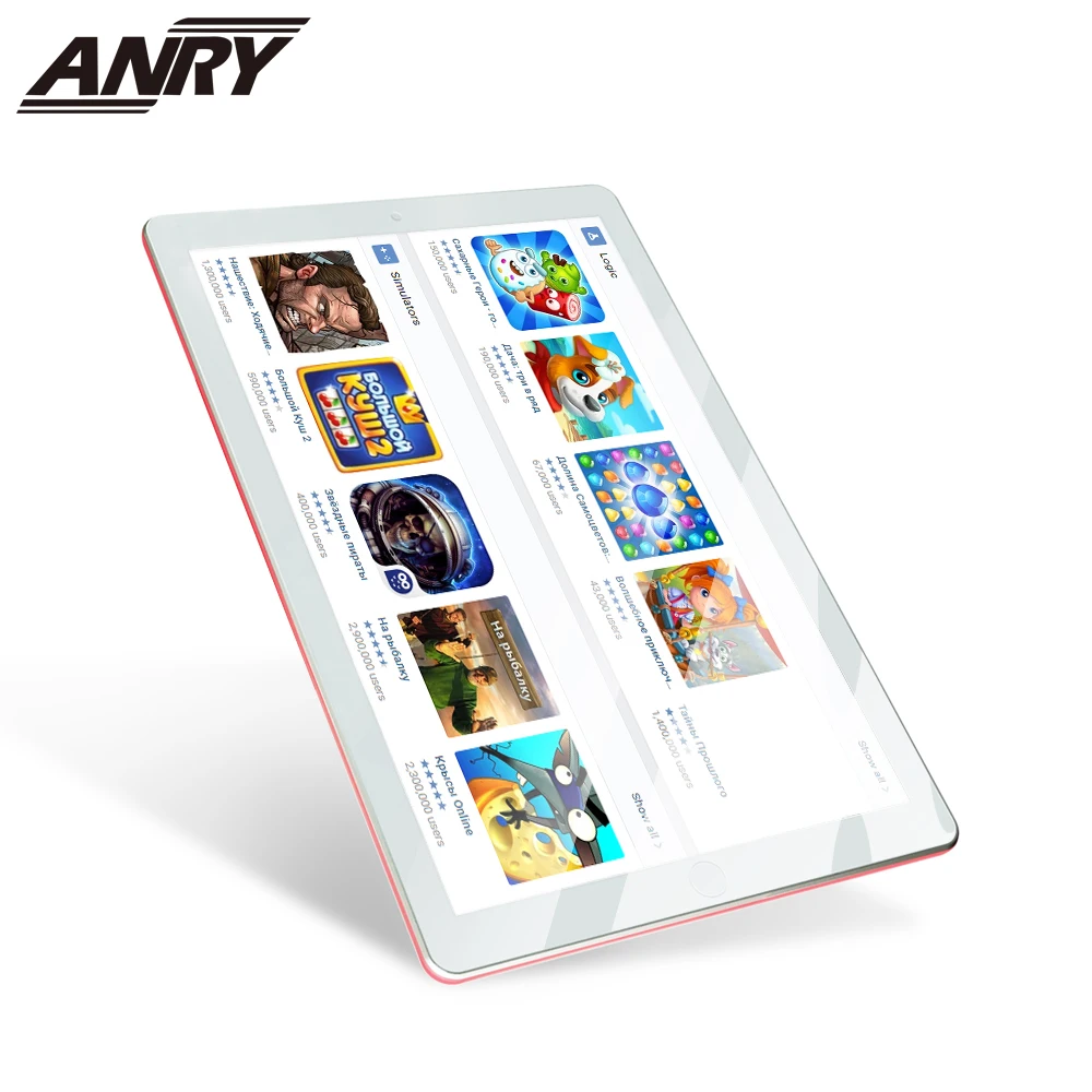Планшет ANRY 4G на Android 8 1 восемь ядер экран 10 дюймов 2 Гб + 32 ГБ|Планшеты| |