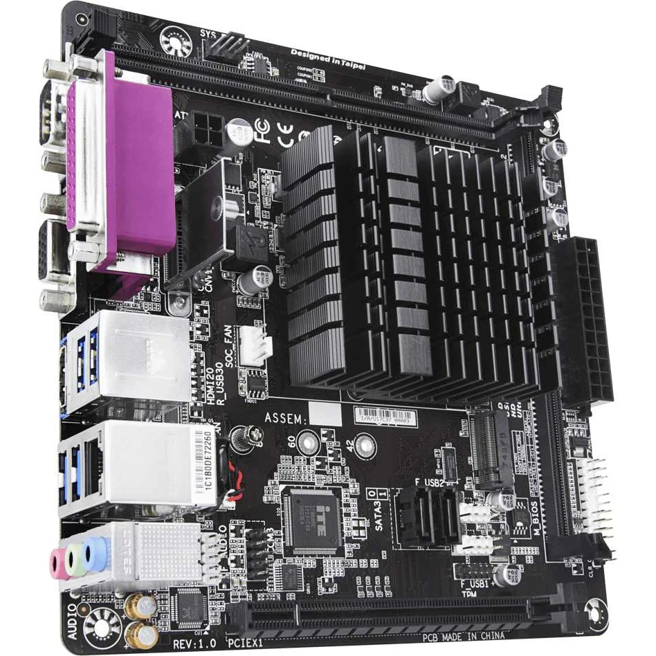 Материнская плата Gigabyte J4005N D2P 2xDDR4 mini-ITX AC`97 8ch(7.1) GbLAN+VGA+HDMI