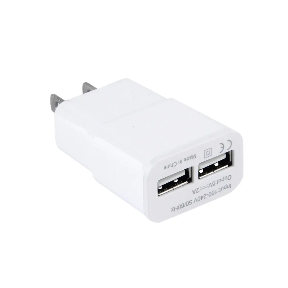 Высококачественное быстрое зарядное устройство USB с 2 портами для дома и