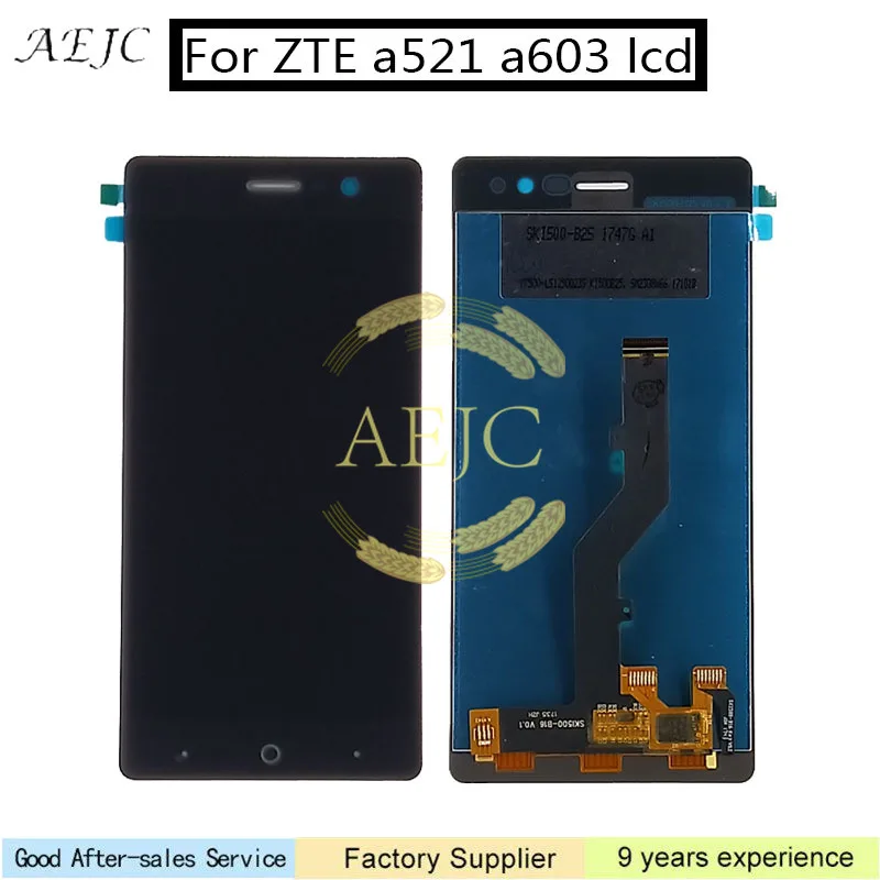 100% Протестировано для zte Blade A521 A603 ЖК-дисплей сенсорный дигитайзер сборка