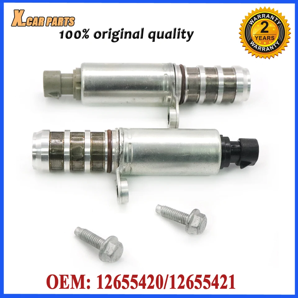 [2 Pcs] Intake Exhaust Camshaft Position Actuator Solenoids, 46 OFF