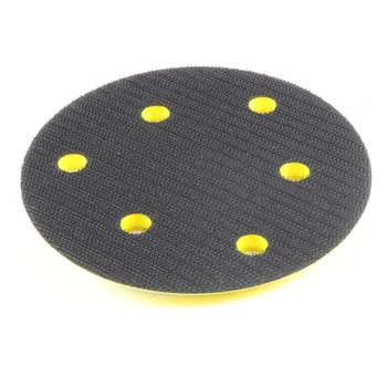 

Parts Sanding Disc Supply 1pcs 6-Holes Flocking Polyurethane Polishing