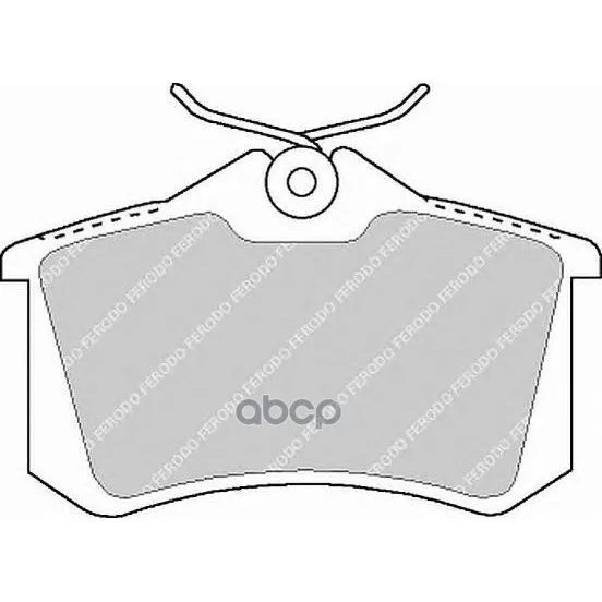 Колодки Тормозные Audi 96-/Citroen 99-/Renault 98-/Peugeot 00-/Vw 95- Задние Ferodo Fdb1083 Ferodo арт. FDB1083