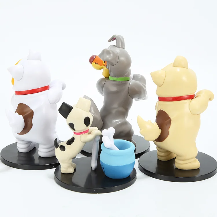 Anime Garage Kit Related Products Pooh Tigger Piglet Pig Cow Version 4-Boxed Garage Kit Cake Decoration Model