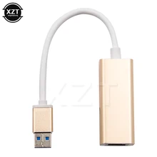USB порт Gigabit Ethernet адаптер USB 3,0 сетевая карта к RJ45 Lan для Windows 7/8/10, Mac OS ноутбук ПК компьютер USB Ethernet