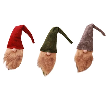 

3Pcs Christmas Wine Bottle Decor Set Santa Claus Snowman Bottle Cover Clothes Kitchen Decoration for New Year Dinner