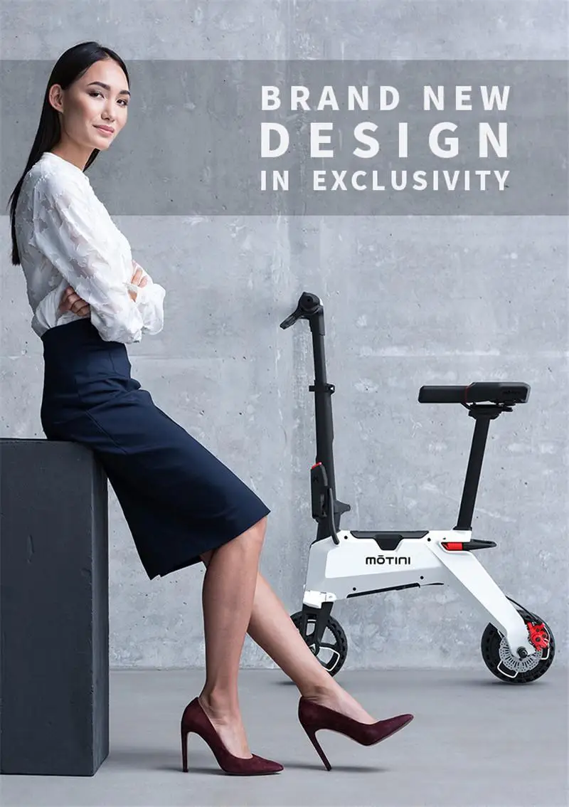 New 7 Inch Folding Electric Bike 2 Wheels Electric Scooters 37V 350W Lightest Mini Adult Electric Scooter With Two Batteries (21)
