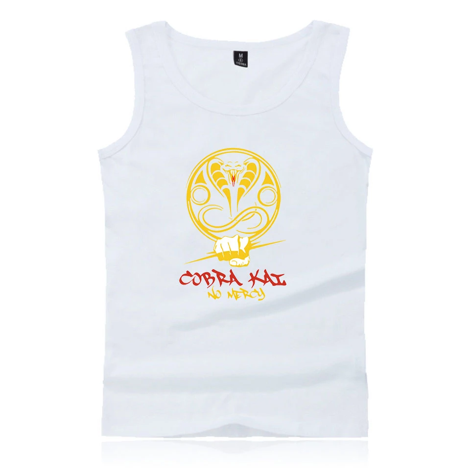 Майка Cobra Kai для бодибилдинга детский топ каратэ тренировок и фитнеса без