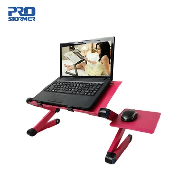 

Laptop desk, lazy portable bed computer desk, ergonomic foldable desk stand with mouse pad By Prostormer