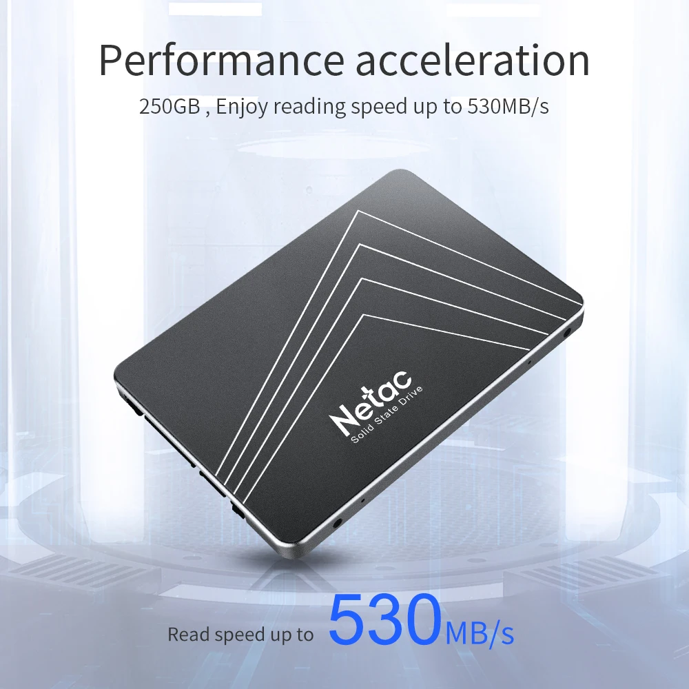 Жесткий диск Netac SSD 1 ТБ 250 ГБ 128 2 5 дюйма SATA III Внутренний твердотельный накопитель