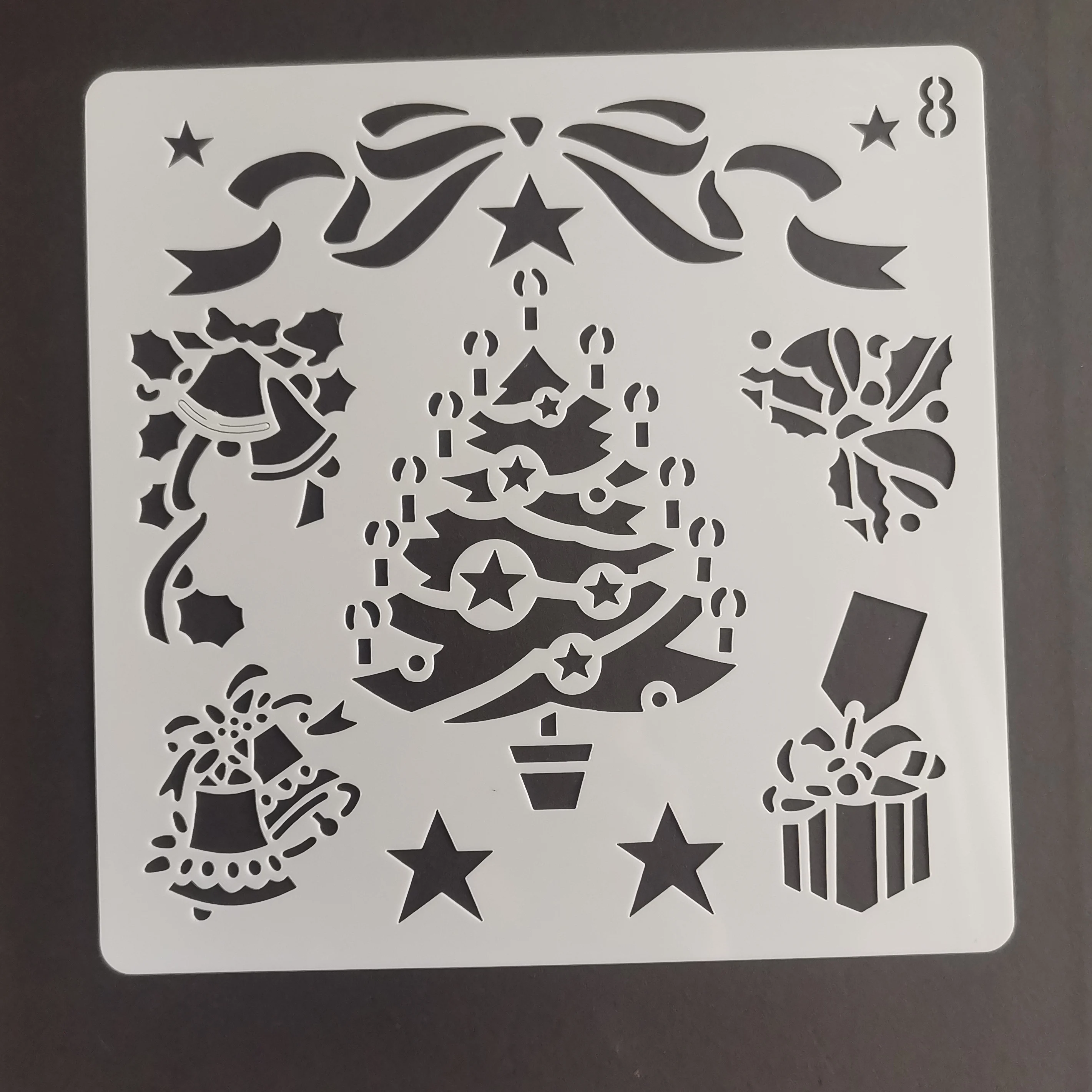 

Трафареты с надписью «Merry Christmas», 15 х15 дюймов