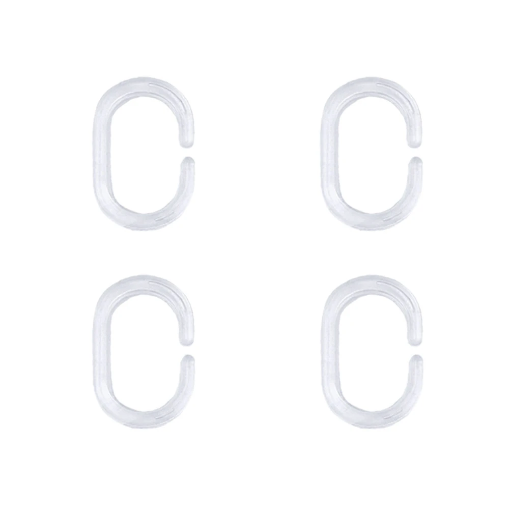 para cortina de ducha en forma de C, ganchos transparentes para cortina de baño, bucle, deslizantes, perchas, 24 piezas|Cortinas de ducha| - AliExpress