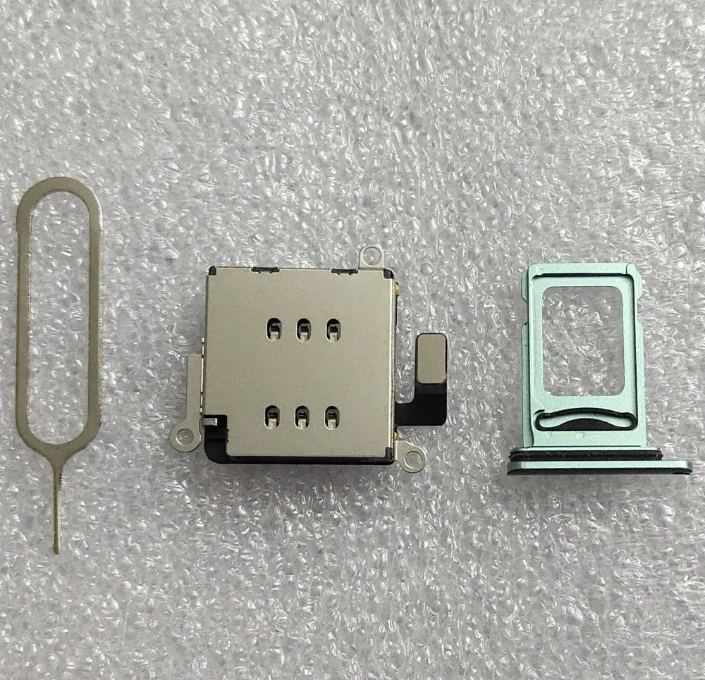 iPhone 11 SIM card flex cable green 01