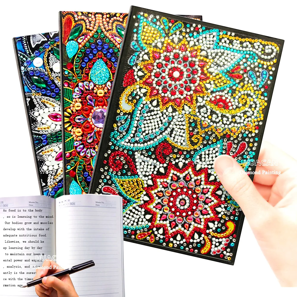 DIY Diamond Painting Notebooks Diary Book Special Shape Diamond Embroidery  Mosaic Rhinestone Notebook Diary Book Gift for Friend