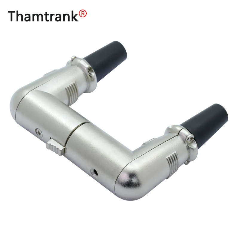10 комплектов 3 контактный XLR Штекерный разъем разъемы под прямым углом для