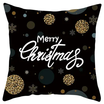

Sigle-sided Printing Polyester Nordic Decorative Throw Pillows Case Christmas Snowman Square Cushion Cover Sofa Bed Home Decor