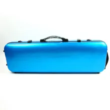 Название продукта: новейший комбинированный чехол для скрипки из углеродного волокна 4/4 Продолговатый Синий чехол для скрипки