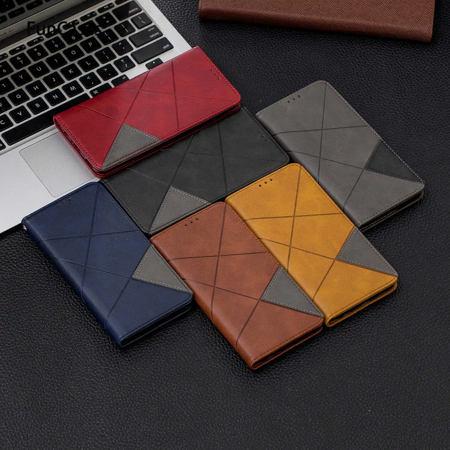 Геометрические чехлы для смартфонов P Smart Plus 2019 PU кожаная сумка телефона СПС huawei