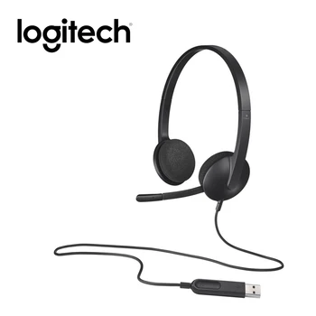 

Logitech H340 USB Stereo Computer Headphones for Gaming Meeting Video Computer Office Wired Headset with Mic 1.8m Wired