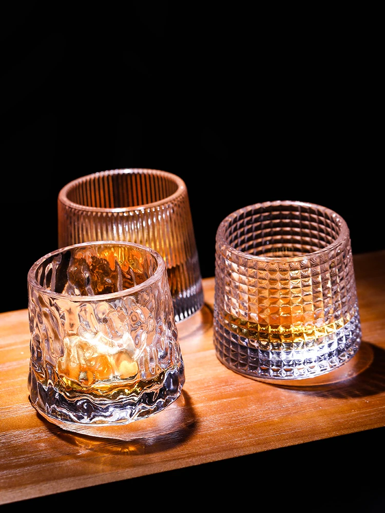 ANXI La poudrerie Oeuvre dart Whisky Verre Neat Coffret Cadeau Niche Liquor Whisky Cristal Verre à vin Cognac Verre à Cognac 