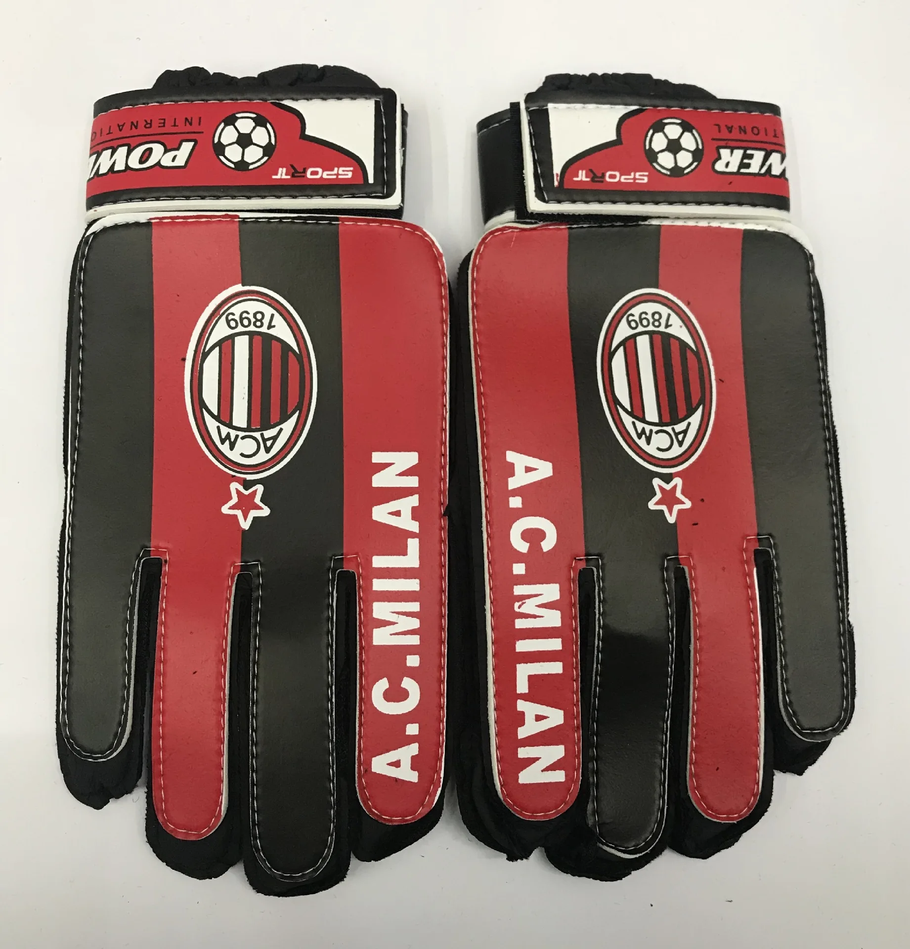 Pu Anti-slip Goalkeeper Gloves Football Team Logo Gloves Children Adult Football Training Hand Guard