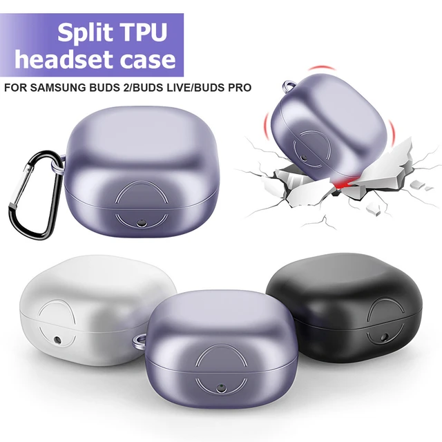 For Samsung Galaxy Buds 2 Pro Case For Samsung Buds Pro Live FE Case Soft  Silicone Cover Galaxy Buds2 Pro Buds live Capa Funda - AliExpress