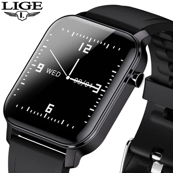 

2020 Smart Watch Ladies IP68 Waterproof Sport Fitness Tracker 1.3 Inch Color LED Electronic Clock For Android ios smartwatch Men