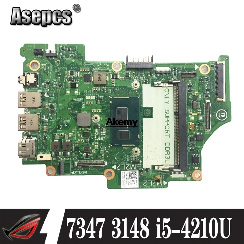 CN 03V489 3V489 для Dell Inspiron 11 3148 7347 материнская плата I5 4210U 13321 1 PWR: 8X6G1 Материнская