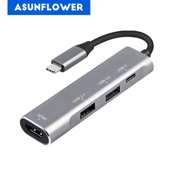 HUB USB C Type C To 4K HDMI For Samsung Note 10 Plus S9 S8 S10 DEX With 60W PD Fast Charge Port Portable USB C HUB Dock Station
HUB USB C Type C To 4K HDMI For Samsung Note 10 Plus S9 S8 S10 DEX With 60W PD Fast Charge Port Portable USB C HUB Dock Station
