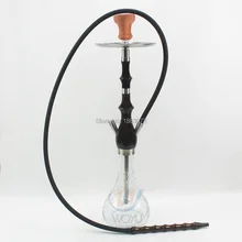 Высокое качество барные приборы деревянные кальяны коричневый деревянный стебель стеклянный кальян SS кальян лоток силиконовые трубки рот советы деревянный кальян