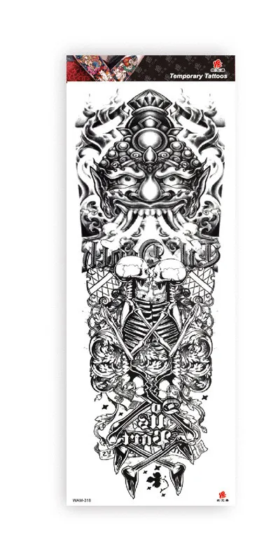 

Mythical Creatures Sketch Adhesive Waterproof Transfer Temporary Tattoos Cool Sticker Fake Decal Art Back Leg Arm Party