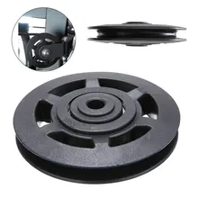 Высокое качество Универсальный 95 мм черный износостойкий подшипник ABS Материал шкив колеса кабель тренажерный зал спортивное оборудование часть