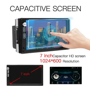 

Replacement for Android 8.1 7inch HD Car BT Stereo Radio MP5 GPS Player 2 USB+2 AUX+Free Camera+Dual System Mirror Link