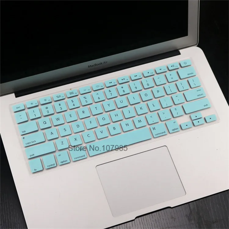 Skyblue Для Apple Bluetooth беспроводной keybord MC184CH A1314 IMAC G6 IMC американская английская версия клавиатура защита кожи Настольный ПК аксессуар - Цвет: Skyblue