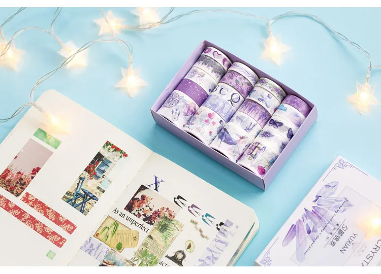 20pcs/set Decorative Lovely Tape Set Sea and Forest Series Paper Stickers School Stationery Scrapbooking Supply Student Gift