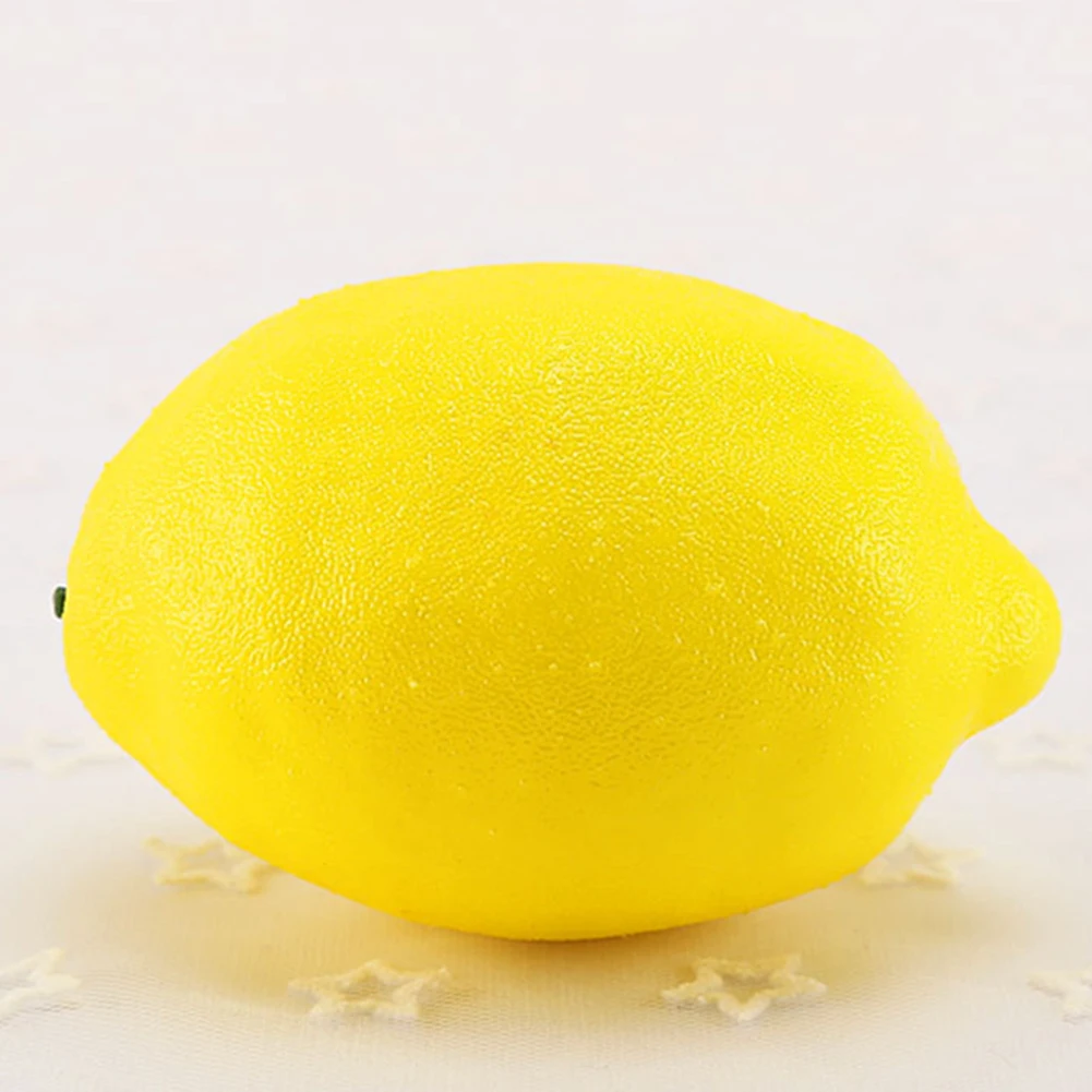 

Lifelike Artificial Fruit Lemon Foam Fruit Model Ornament Home Photography Props Christmas Window Display Furnishings