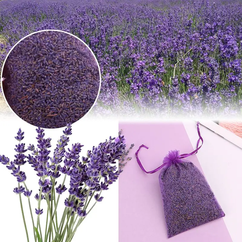 Natural Lavender Bud Dry Flower Sachet Bag Car Room Aromatic Air Refresh Desiccant Home Fragrance Sachets Moth &ampMildew 5/10/20g | Дом и сад