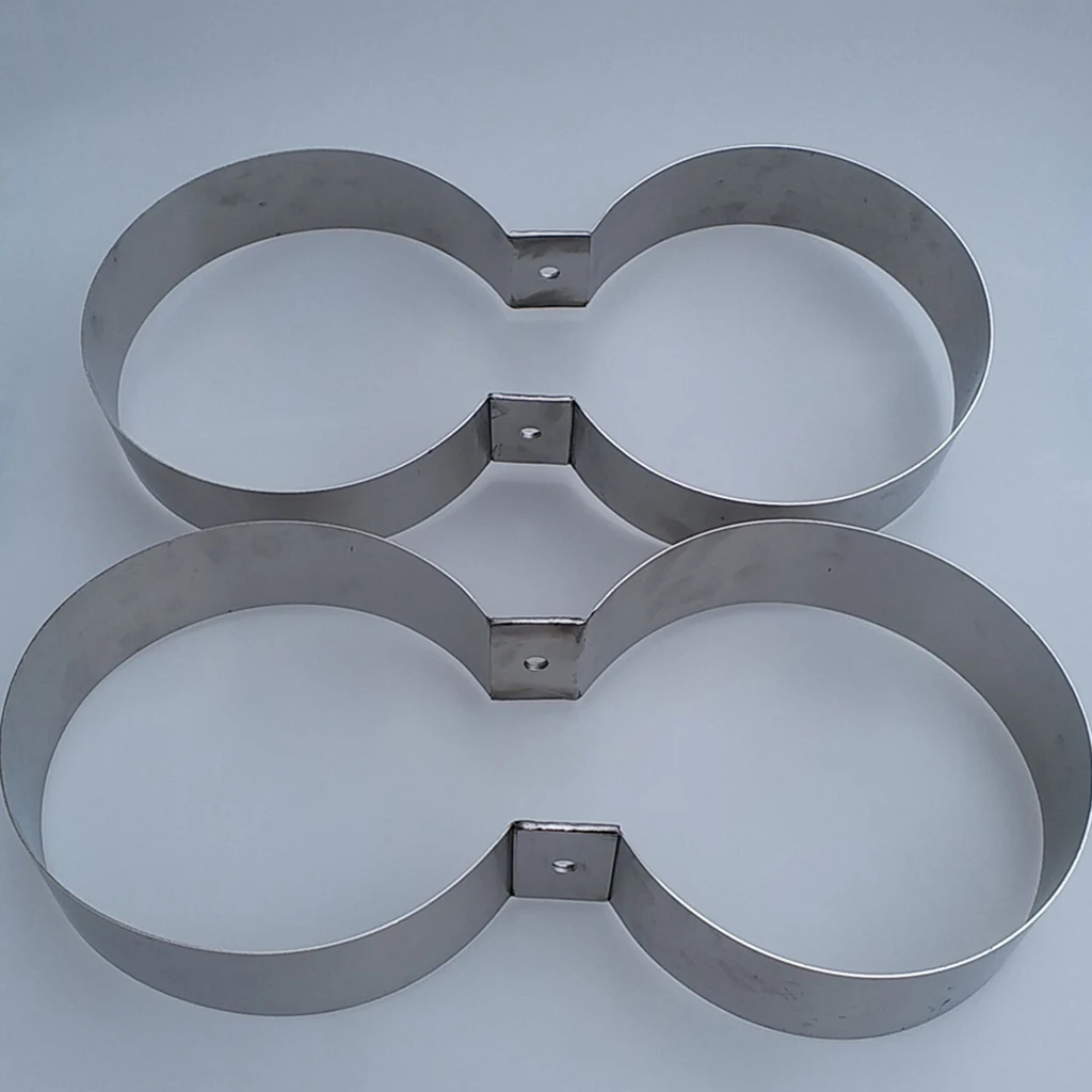 

Stainless Steel Double Tank Band for Diving Scuba Bottle 41.2 x 19.6 x 6.2cm
