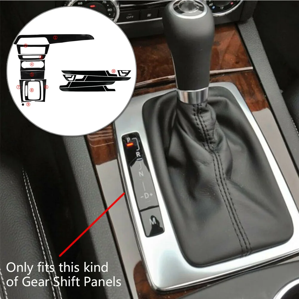 

Cup holder Car Sticker 5D Decal For Benz W204 C180 C250 C350 C300 Auto