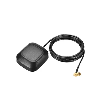 Uxcell gps北斗アクティブアンテナmcx雄プラグ 90-度 34dB空中コネクタケーブルと磁気マウント 0.5 メートルワイヤーl