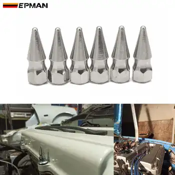 

EPMAN Billet M6*1.0 Chrome Spikes Engine Bay Dress Up Washer Bolt Kit For Honda Civic Integra RSX Engine Valve Cover EPCGQ148