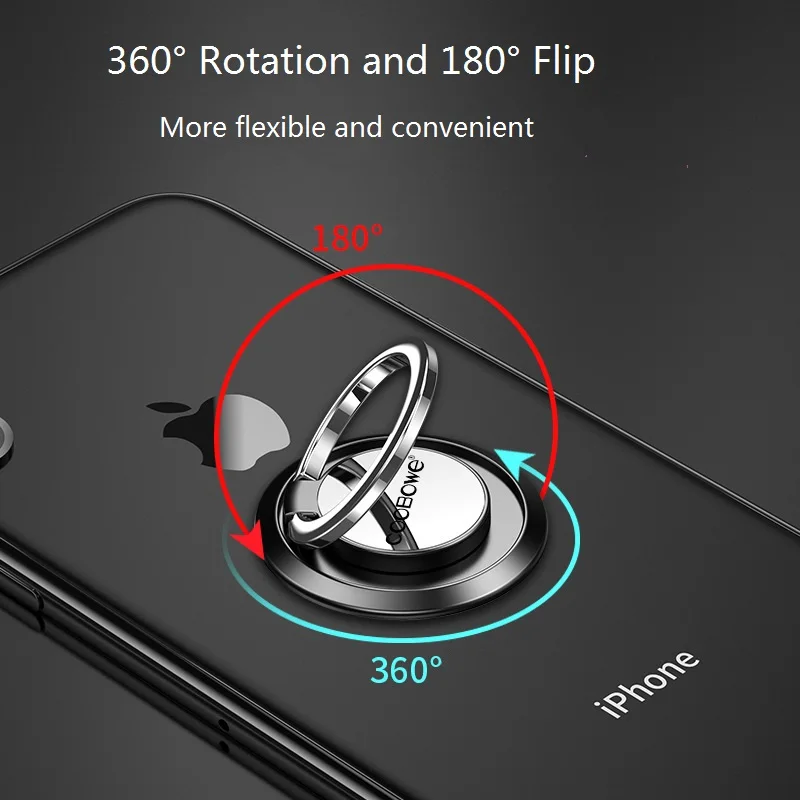 NOHON Подставка-кольцо под Пальцы для телефона для samsung Xiaomi iPhone 11 Pro Max 8 7 универсальная подставка на 360 градусов для магнитного автомобильного кронштейна
