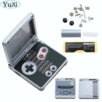 

YuXi 1set For GameBoy Advance SP Classic NES Limited Edition Replacement Housing Shell Screen Lens For GBA SP Housing Case Cover