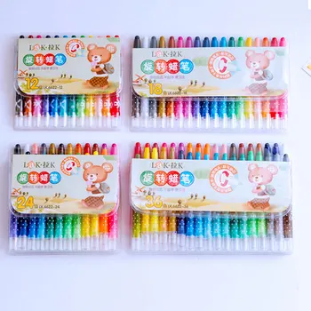 

10Colors Crayons Oil Pastel Creative Colored Pencil Graffiti Pen Kids Painting Drawing Kawaii Stationery Set Non-Toxic Crayon