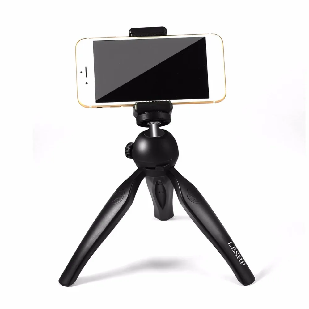 Мини Гибкий штатив для мобильного телефона для iPhone любого смартфона с универсальным держателем смартфона и беспроводным затвором